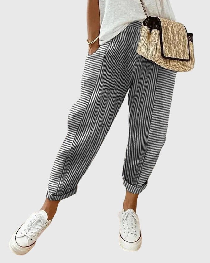 Birgitte – Autumn trousers – Black / 2XS