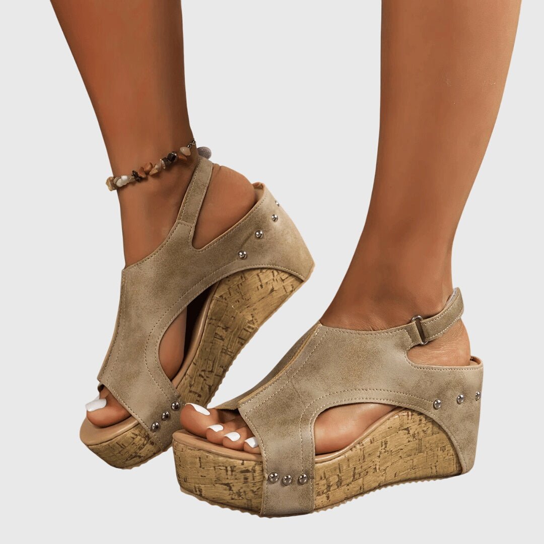 Birgitte – Supportive Sandals – Beige / 36