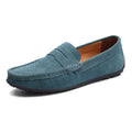 Soft Suede Loafers – Blue / 40
