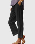 Bodil – Elegant trousers – White / L