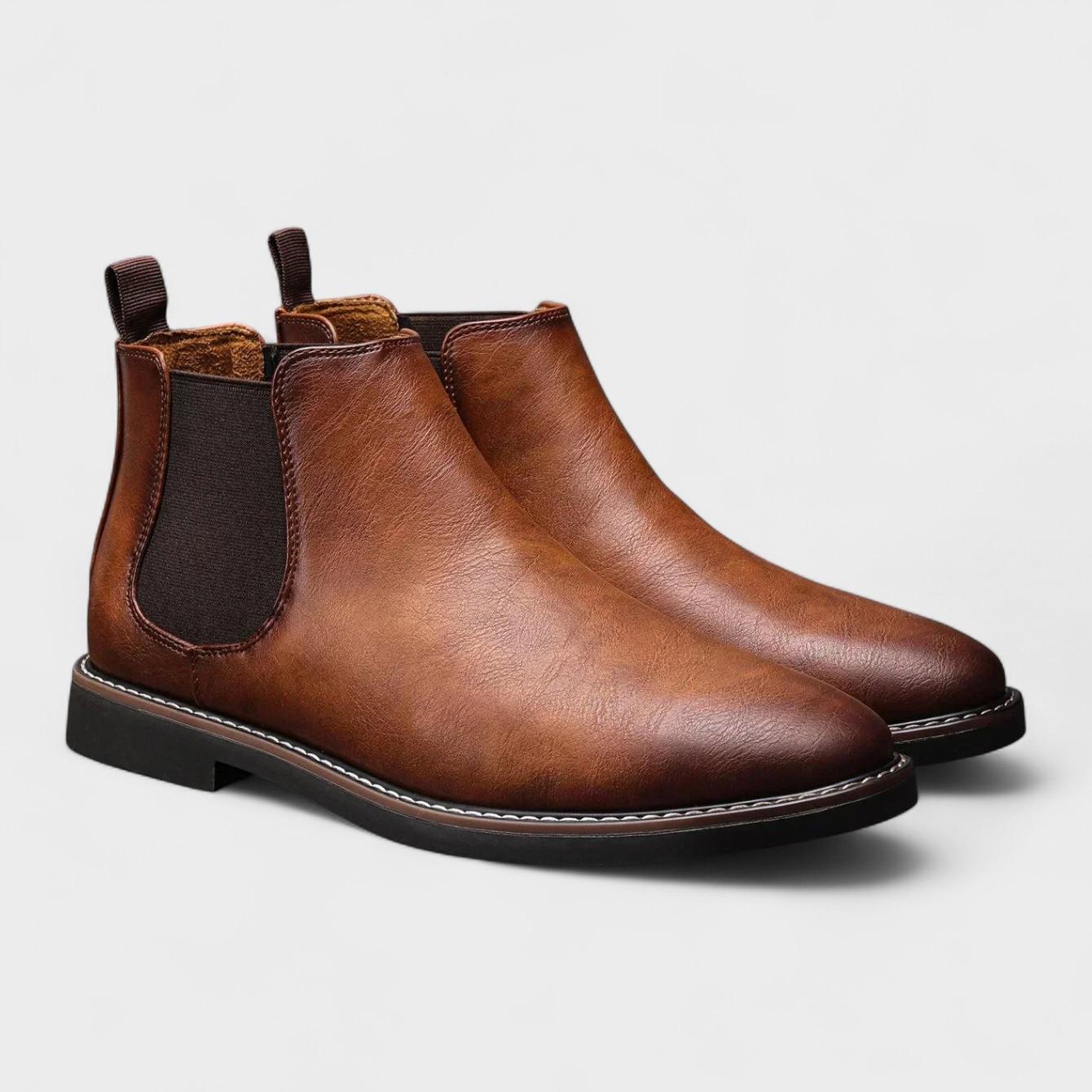 Brandon – Timeless Chelsea Boots – Brown / 39