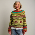 Caitlin – Vintage Icelandic Jumper – M