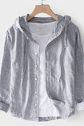 Camilla – Cotton hoodie – Blue / XL