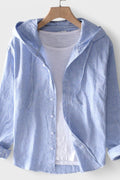 Camilla – Cotton hoodie – Blue / S