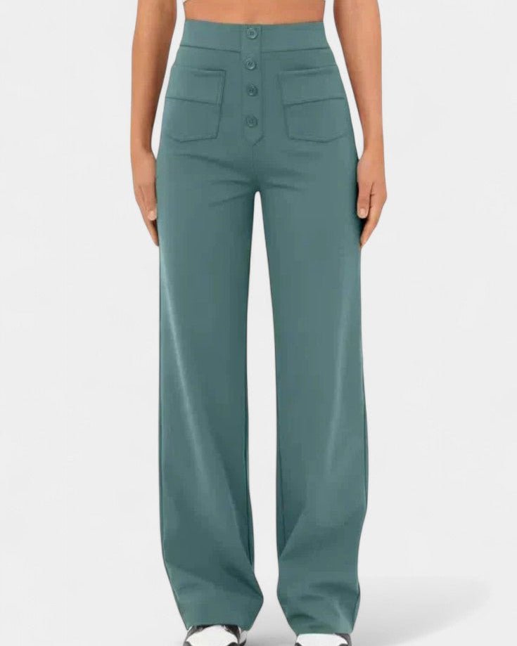 Camilla – Pants – Green / Blue / S