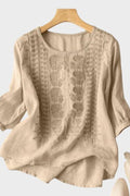 Camilla – Stylish shirt – Beige / S