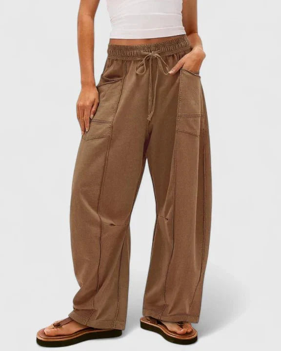 Camrynnne – Pants – Light Brown / XS