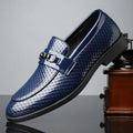 Capri Leather Loafers – Blue / 40