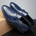 Capri Leather Loafers – Blue / 41
