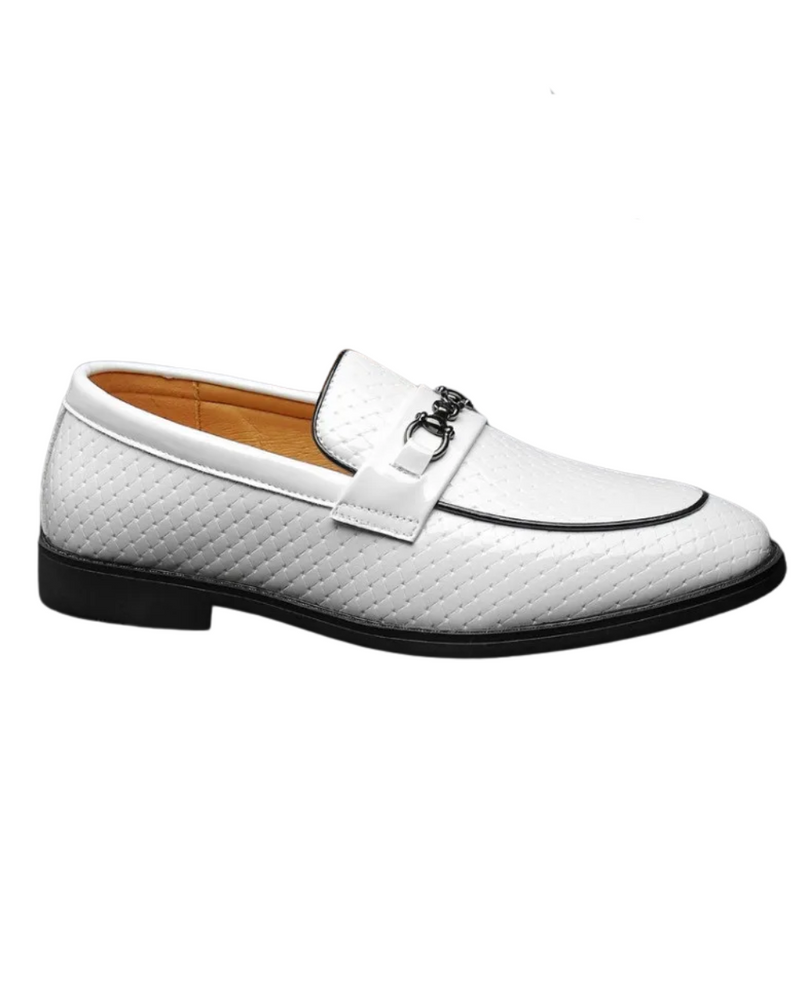Capri Leather Loafers – Blue / 39