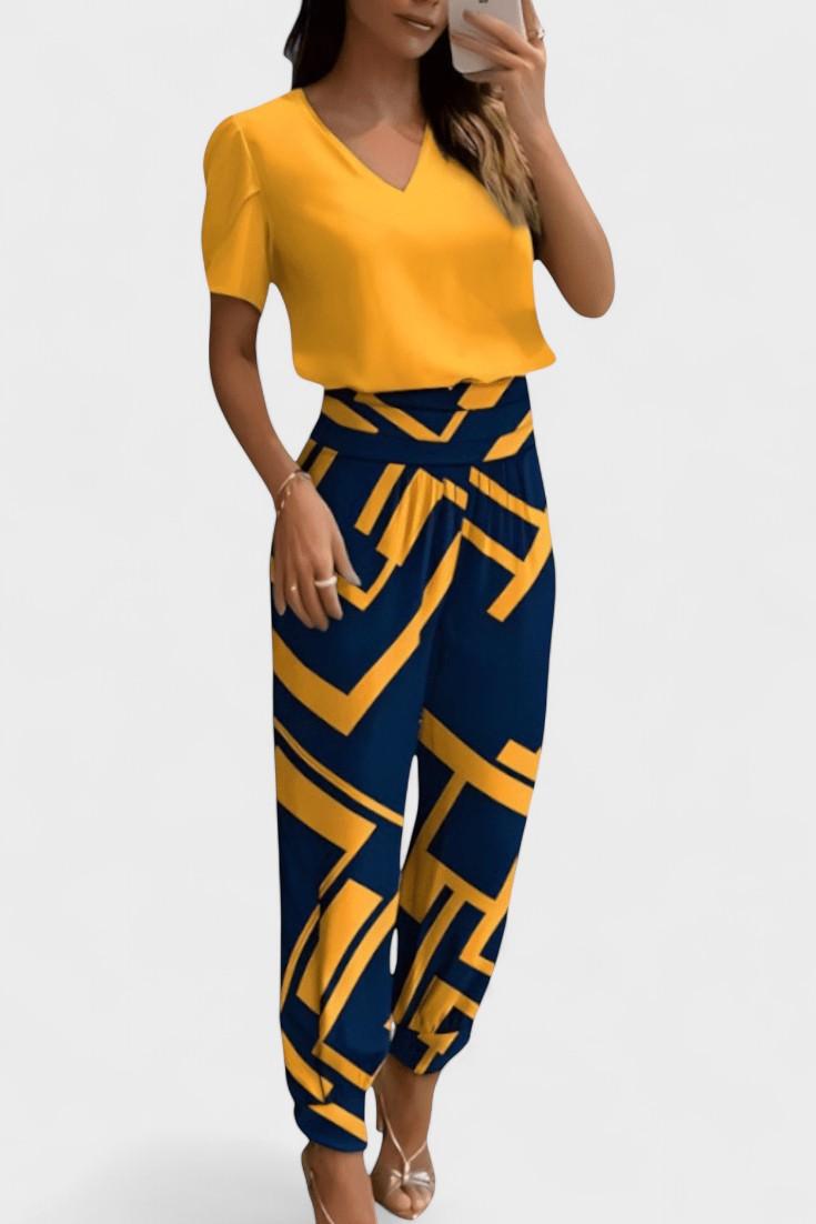 Cassandra – Set – Yellow / Blue / S