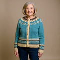 Cassandra – Vintage Island Knit Jacket – L