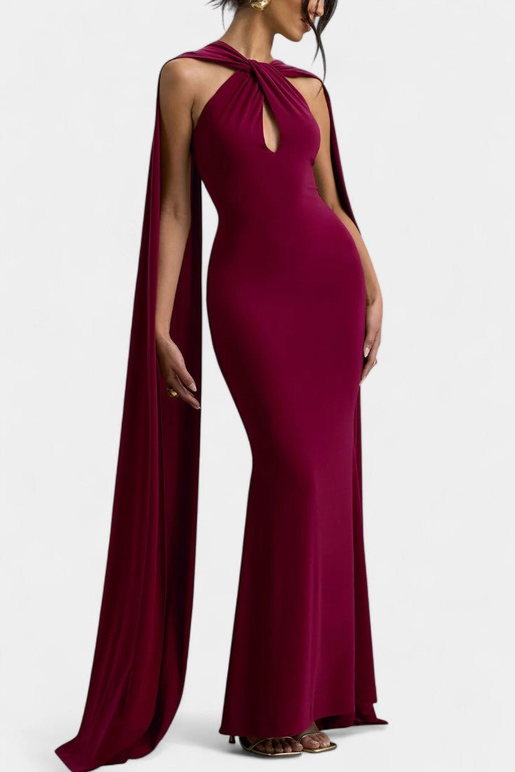 Cecilie – Maxi dress – Bordeaux / S