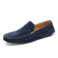 Chic Premium Suede Loafers – Blue / 39