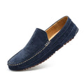 Chic Premium Suede Loafers – Blue / 40