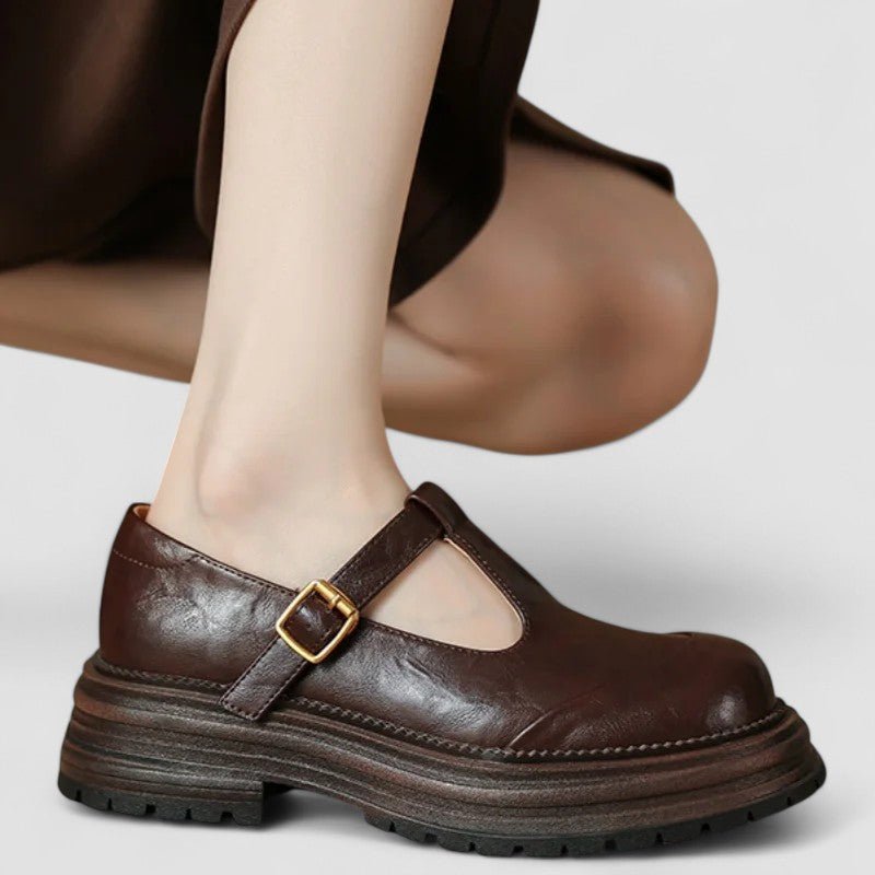 Clara – Mary Jane Shoes – Brown / 37