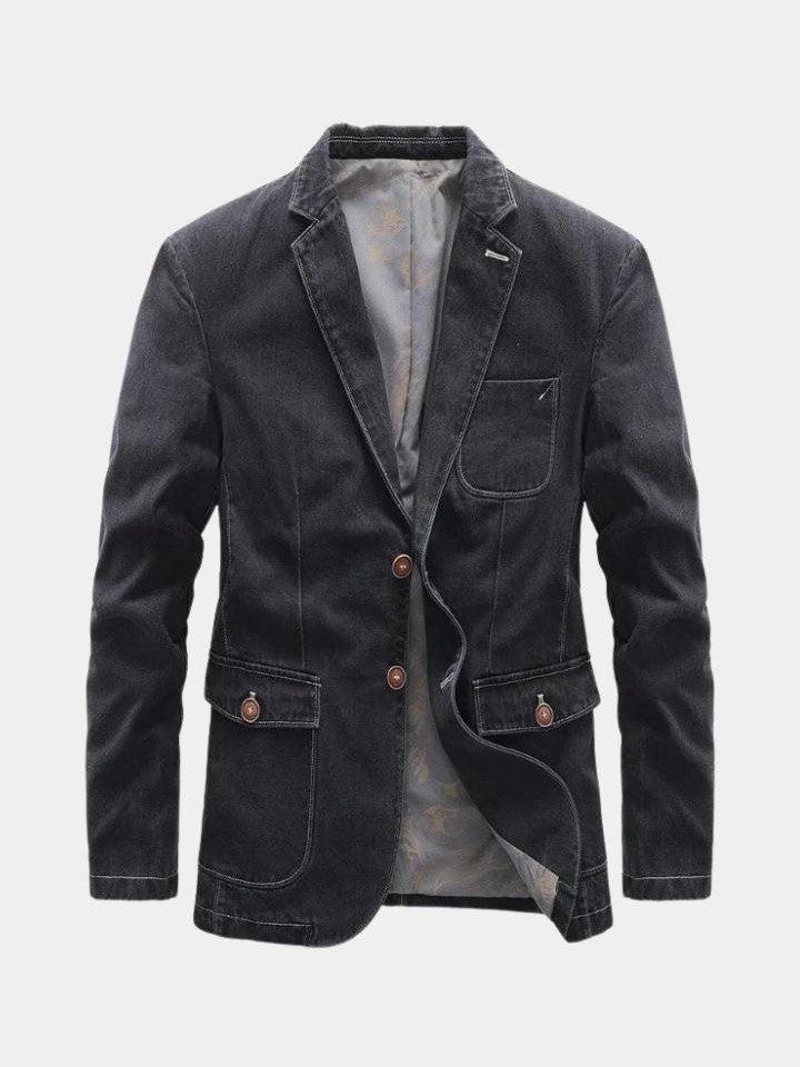 Covenant – Denim blazer – Black / XS