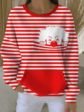 Elin Retro Carnival Sweatshirt – Black / M