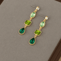 Ditte – Green earrings – image 2