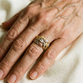 The autumn ring in gold, silver and copper – 16