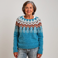 Elaine – Vintage Icelandic Knit Jumper – M