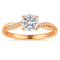 Elegant Gold Ring “Janes” – Rose Gold / 6