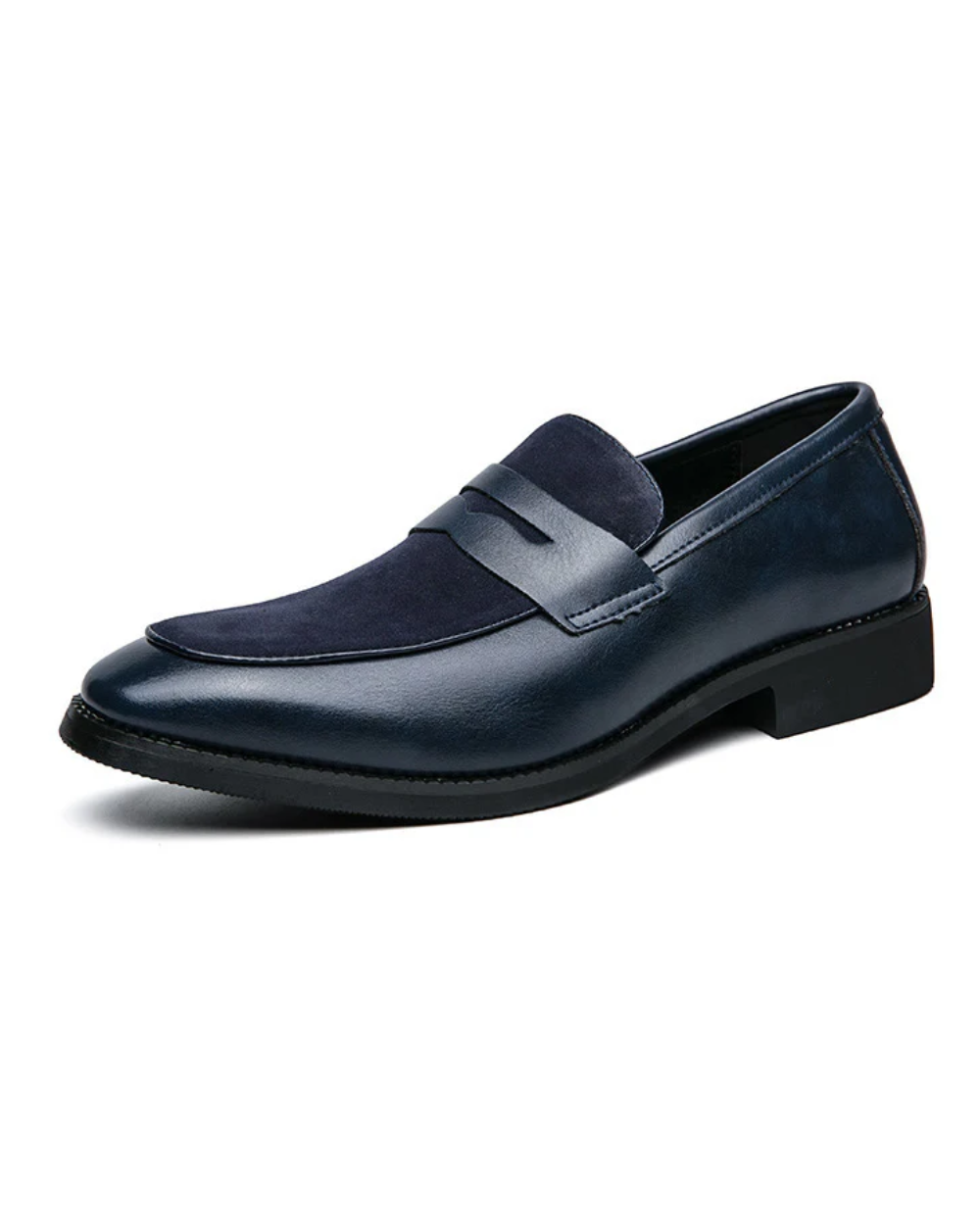 Elegant Penny Loafers – Navy Blue / 38