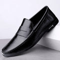 Elegant Premium Leather Loafers – Brown / 40