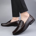 Elegant Premium Leather Loafers – Brown / 41