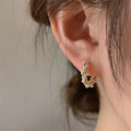 Elegant Round Pearl Earrings – image 2