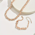 Elegant set of fishtails with glass and stones – image 3