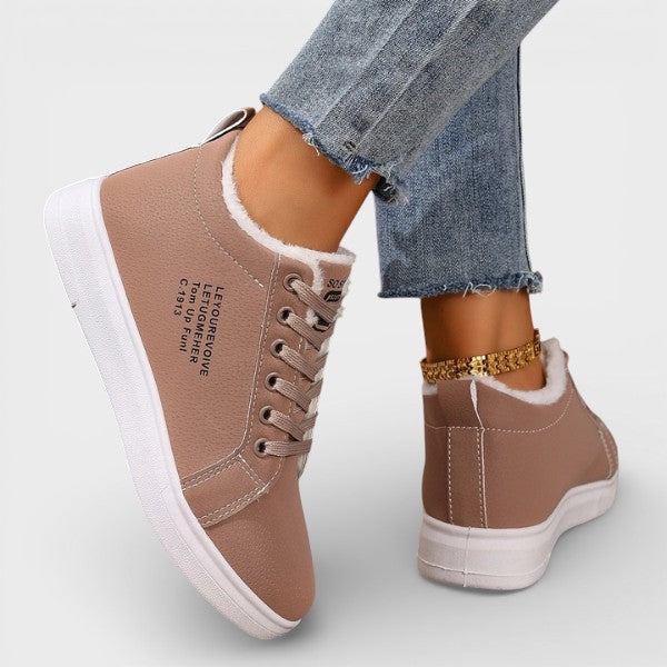 Elin – Warm Women's Trainers – Pink / 35