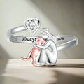 Eliška – Pink ring with dog motif – image 4