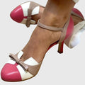 Ellen – Heeled Sandals – Light Blue / 37