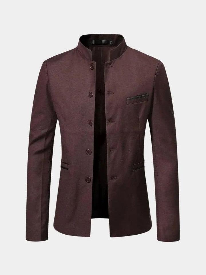 Emil – Elegant collared jacket – Black / M