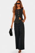 Emma – Denim set – Black / M