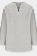 Emma – Light cotton shirt – Light Blue / M