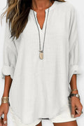 Emma – Light cotton shirt – Light Blue / XL
