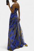 Filippa – Colorful maxi dress – Blue / M