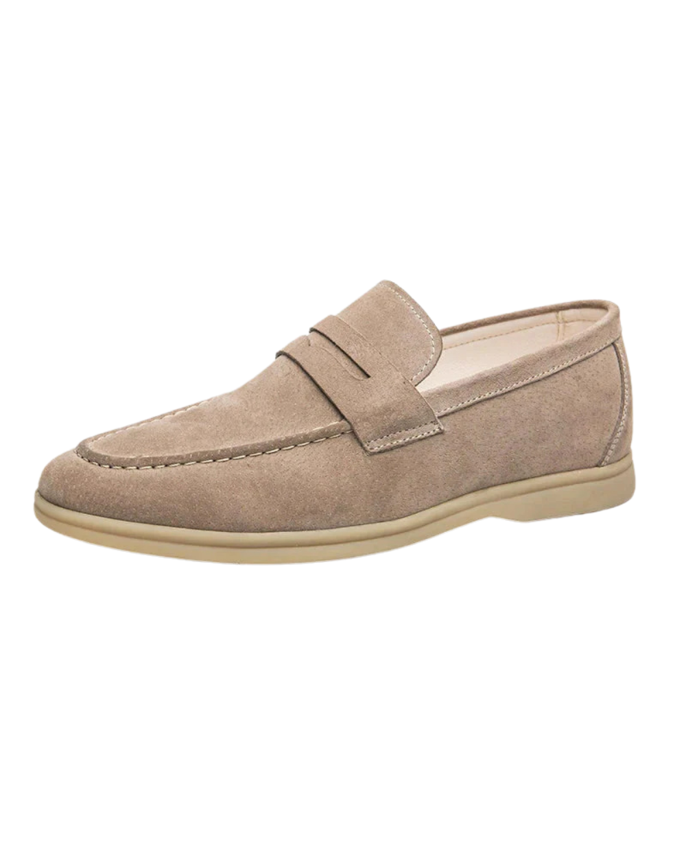 Florence Chic Suede Loafers – Black / 38