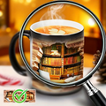 Enchanting Bookcase Heat Sensitive Ceramic Mug – image 4
