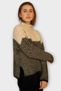 Freja – Cashmere Jumper – Navy Blue / One Size