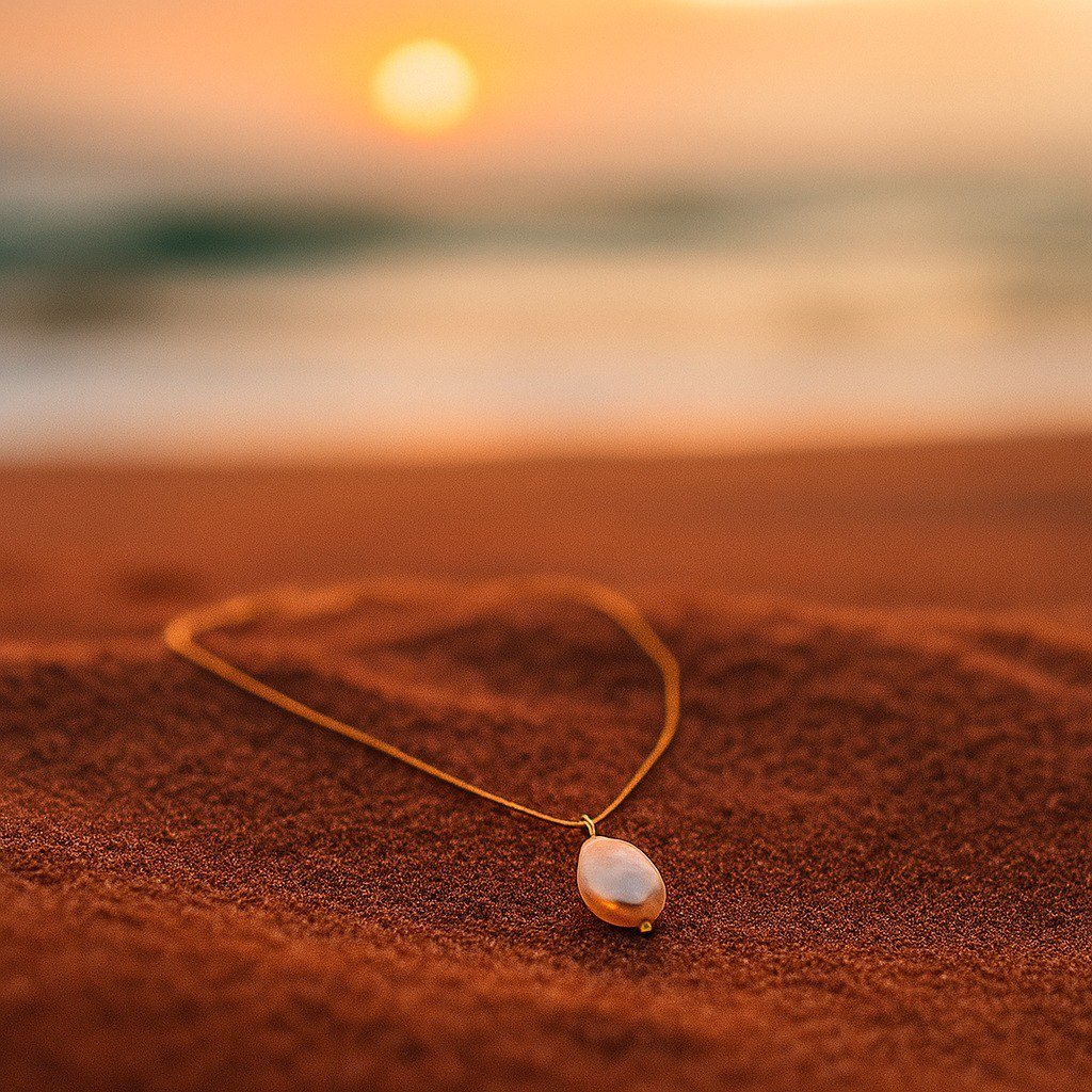 Freja – Gold-edged necklace