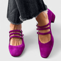 Freja – Supportive Mary Jane Shoes – Purple / 35