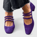 Freja – Supportive Mary Jane Shoes – Purple / 34