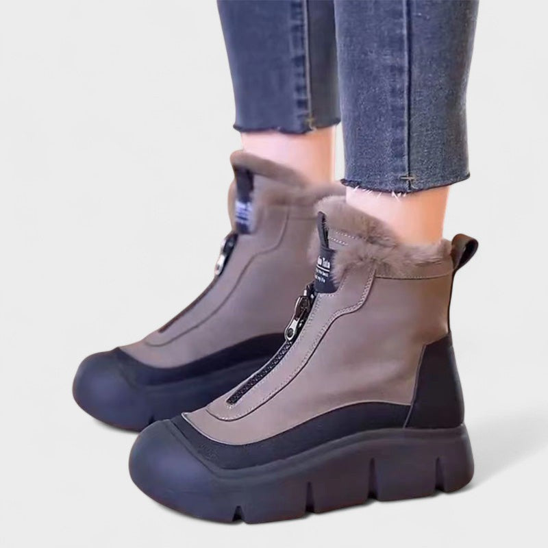 Freja – Boots with high shaft – Black / 35