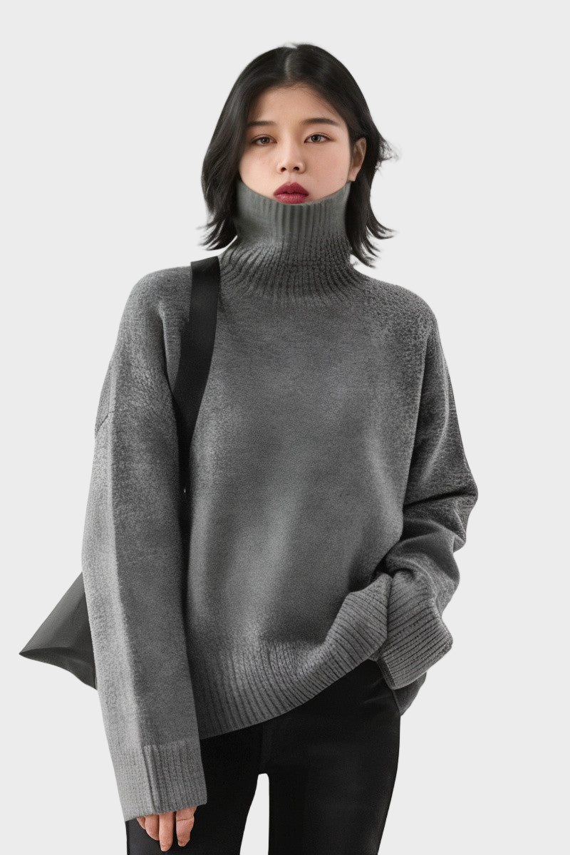 Frida – Cashmere Jumper – Coffee / S