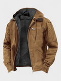 Gaspard – Zip-Up Hoodie – Brown / M