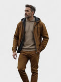 Gaspard – Zip-Up Hoodie – Brown / L