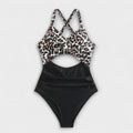 Gitte – Swimsuit – Leopard / Black / XL